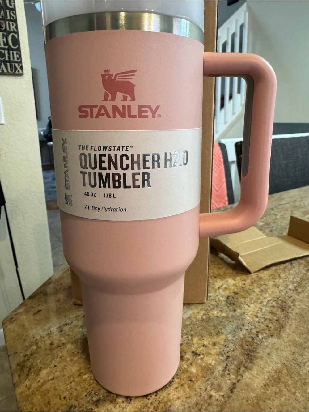 Stanley Pink The Flowstate Quencher H2.0 Tumbler. Brand New